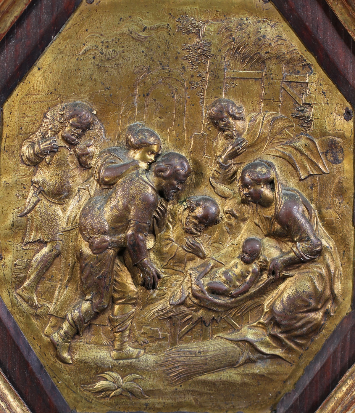 Ecole française fin XVII, Nativité.