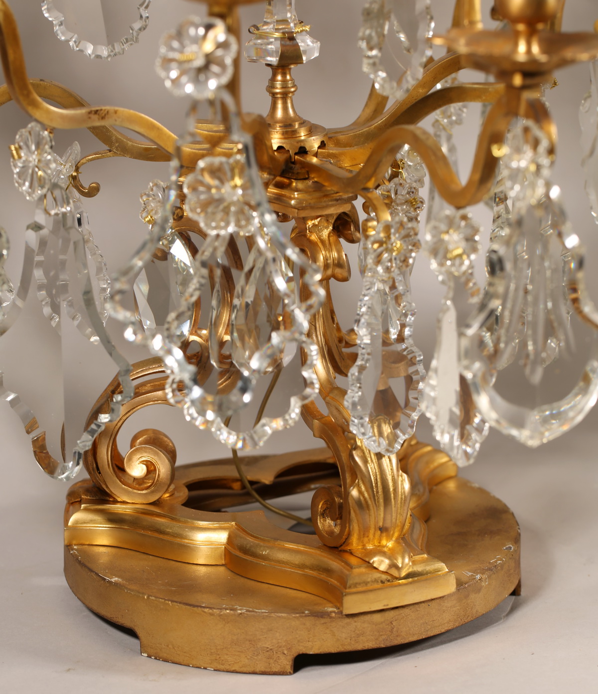 Paire de girandoles de style Louis XV circa 1880