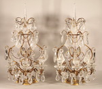 Pair of BAGUES girandoles, early 20th century