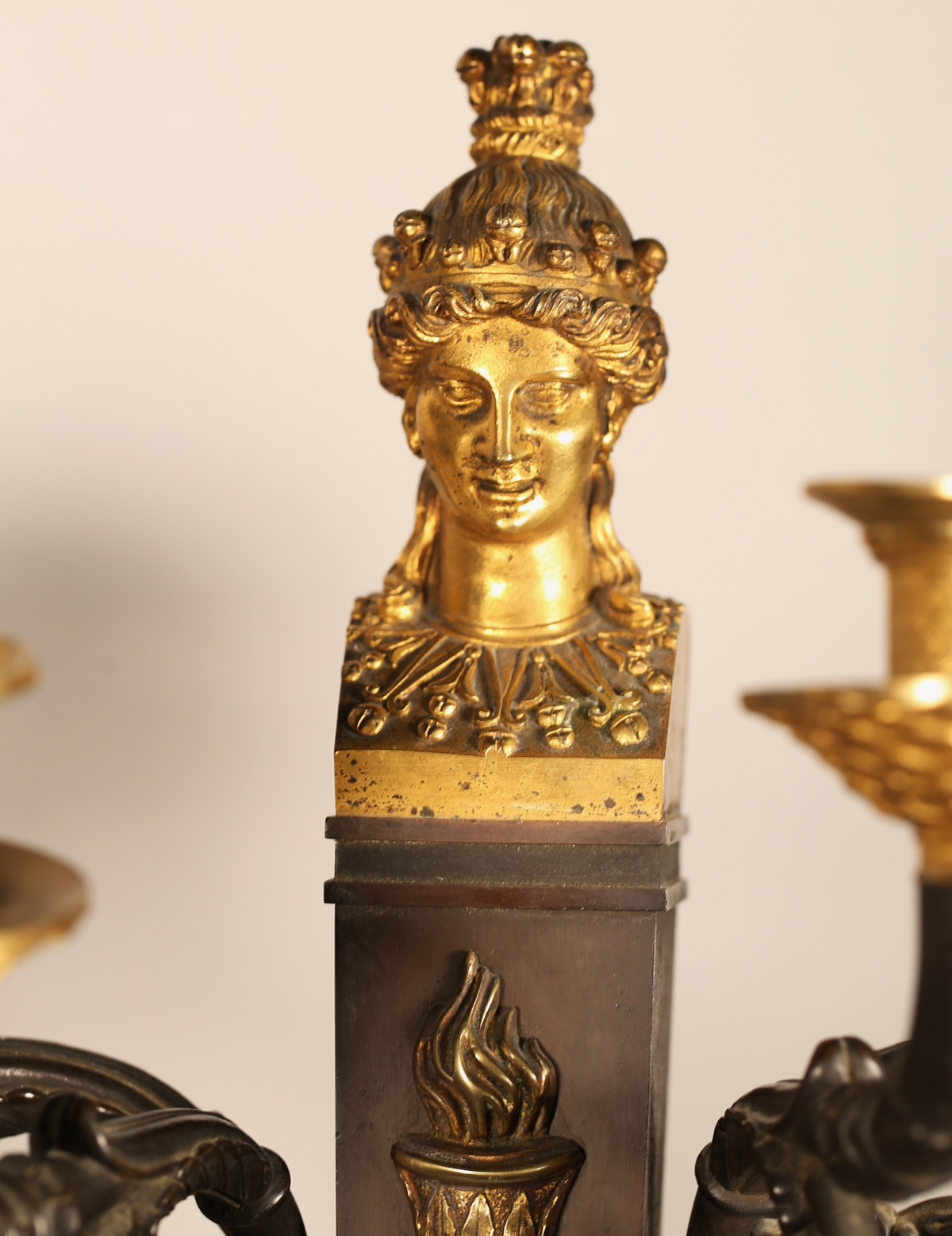 Empire period candelabra