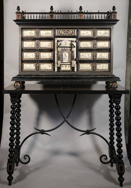 17th century style cabinet, Spain circa 1900