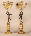 Paire de candlabres circa 1820