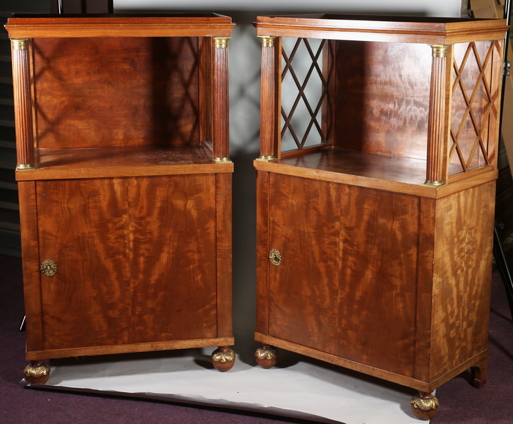 Pair of small Empire style sideboards 