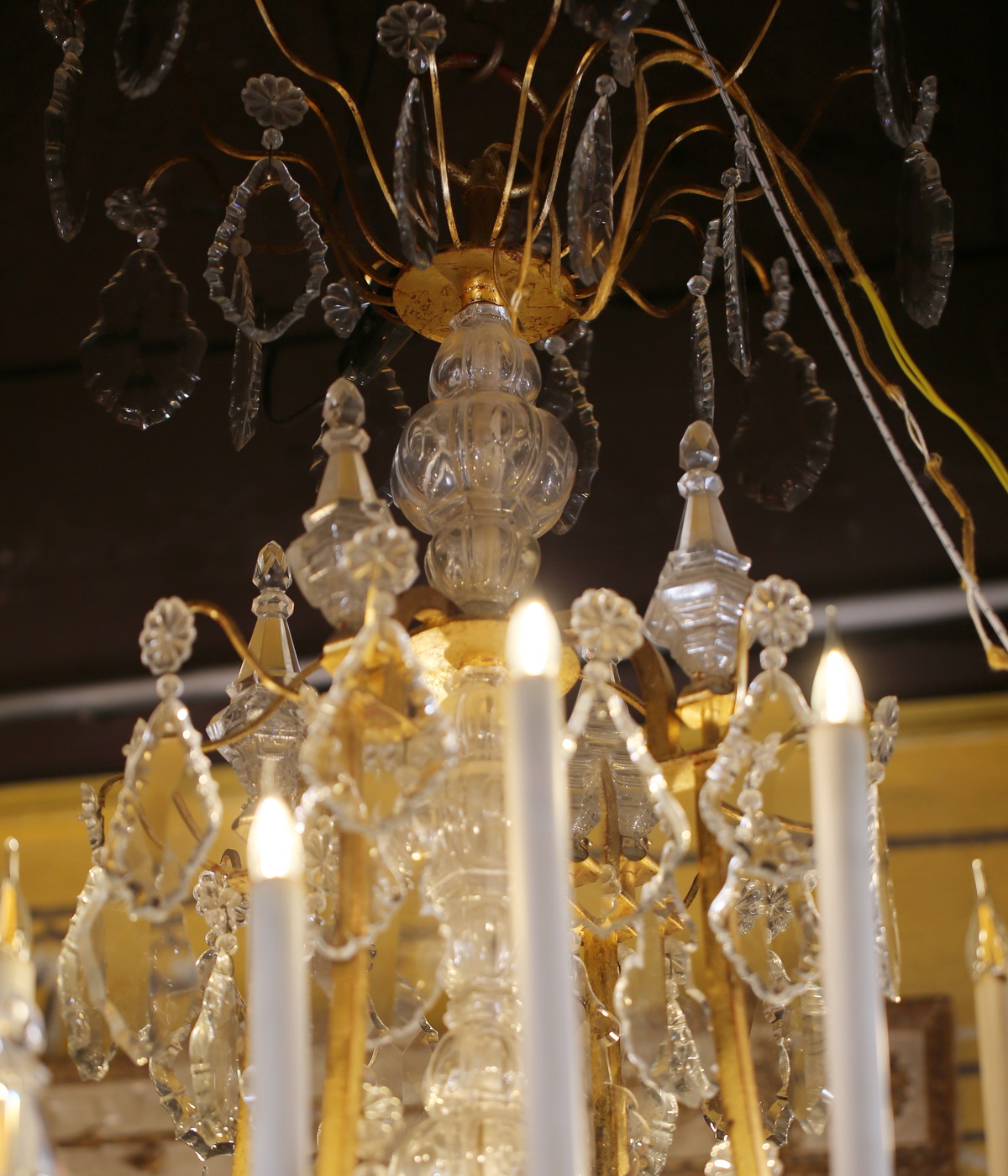 Maison Bagues Louis XV style cage chandelier.