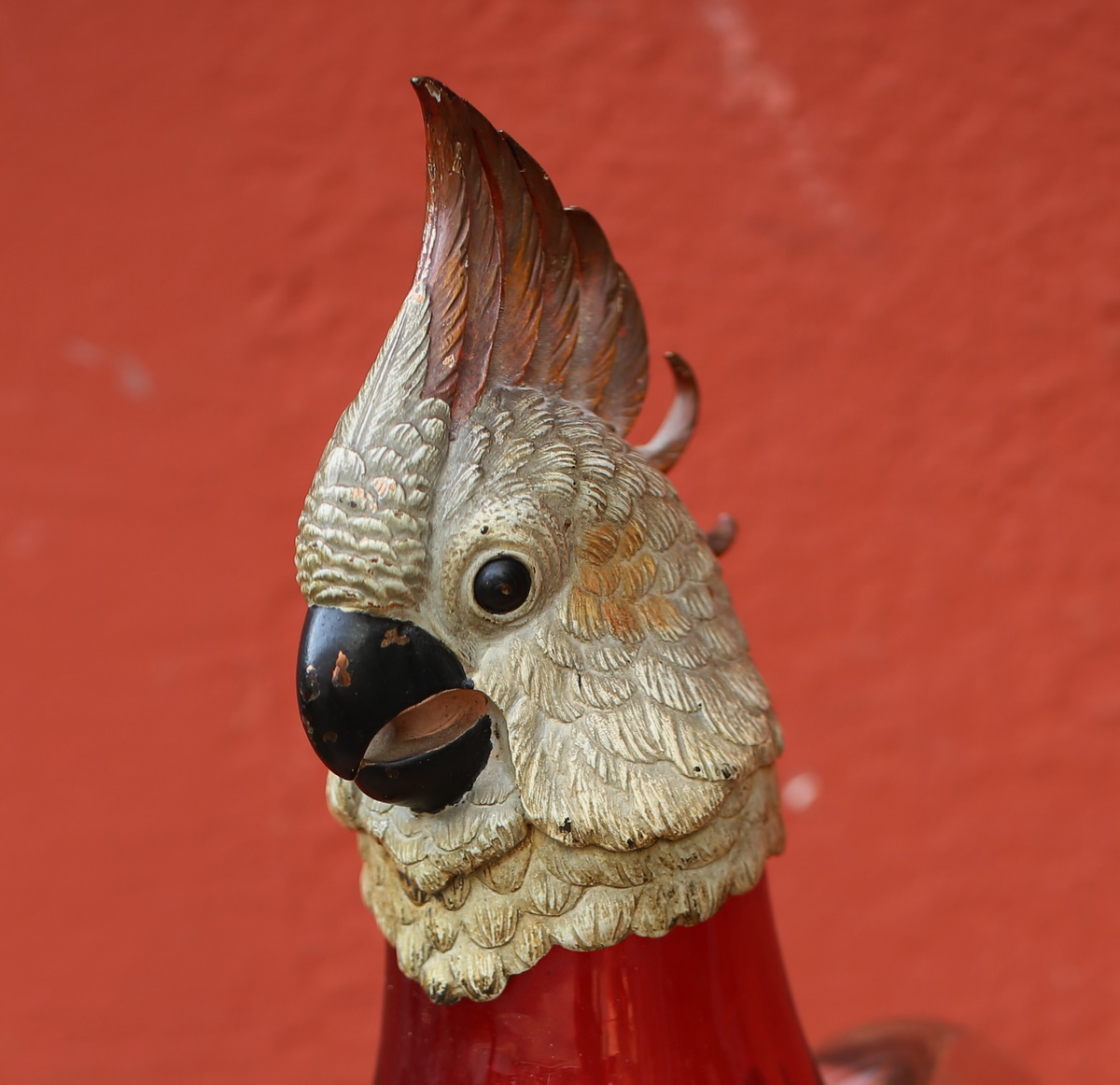 Carafe perroquet circa 1880