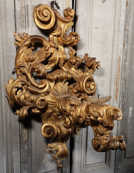 Pair of 18th century wall lights