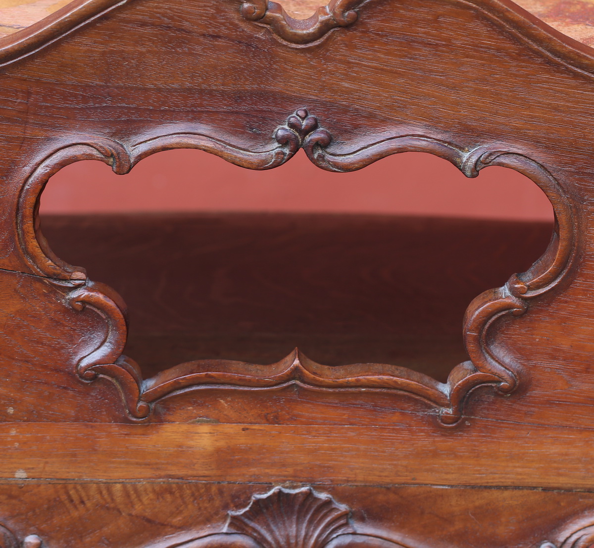 Louis XV walnut bedside table 
