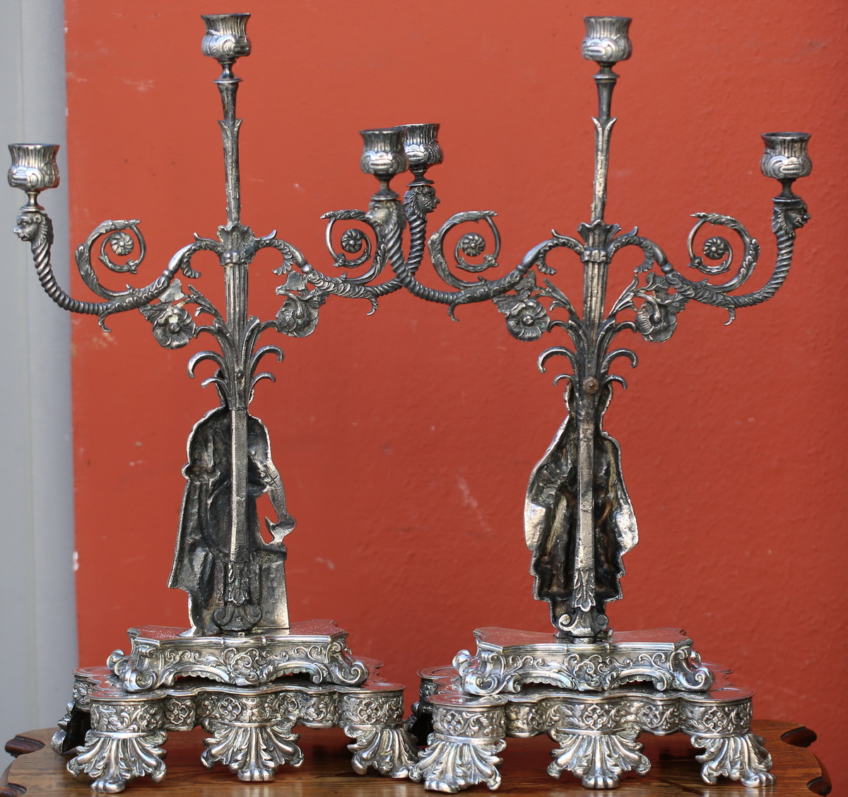 Pair of Turkish candelabra circa 1850