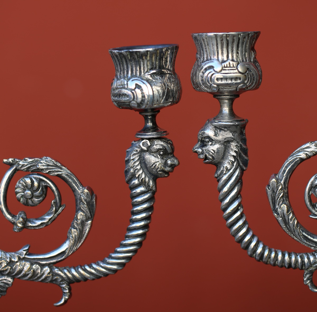 Pair of Turkish candelabra circa 1850