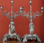 Paire de candlabres Turc circa 1850