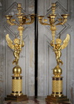 Pair of Empire period candelabra