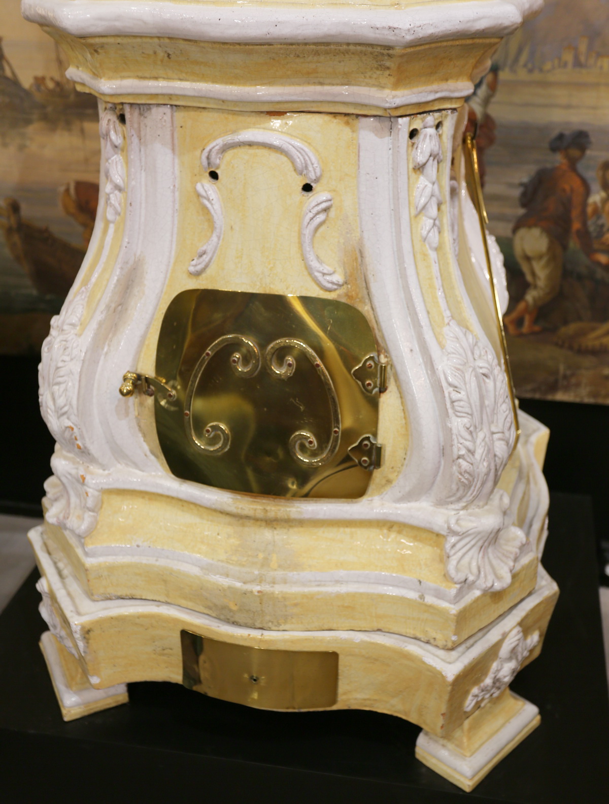 18th century earthenware stove 
