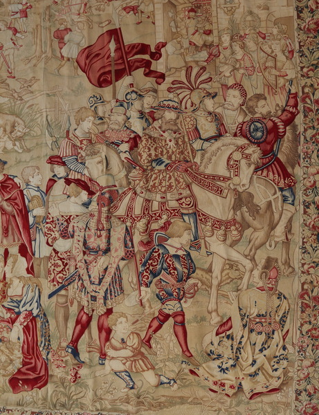 Important mechanical tapestry at the end of the 19th century