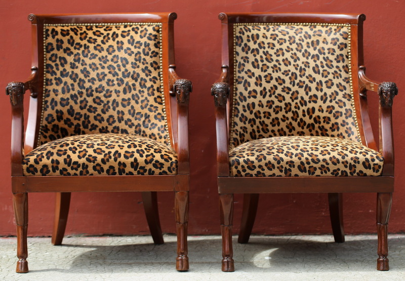 Jacob Frères, pair of armchairs.