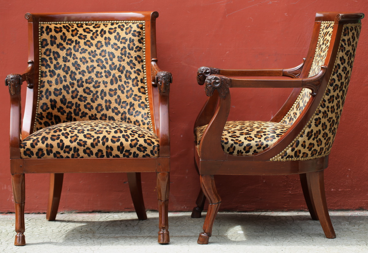 Jacob Frères, pair of armchairs.