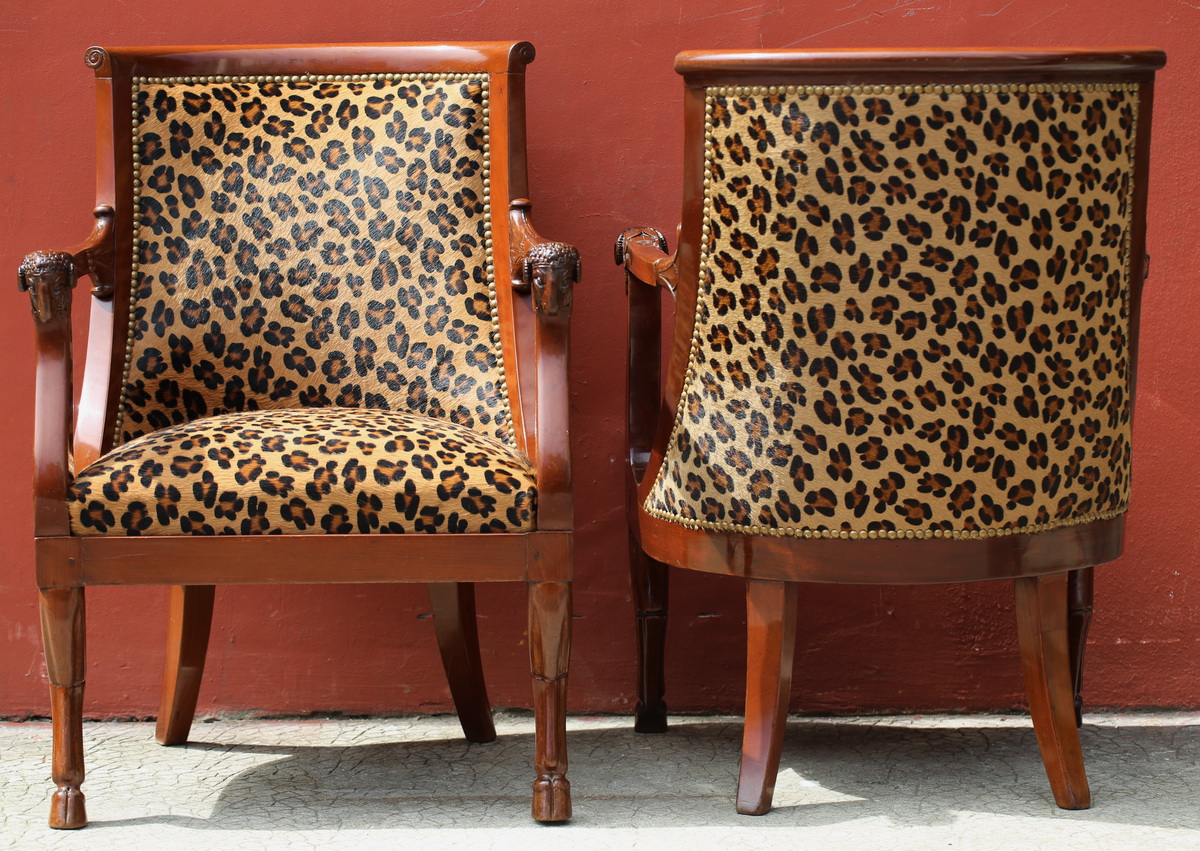 Jacob Frères, pair of armchairs.