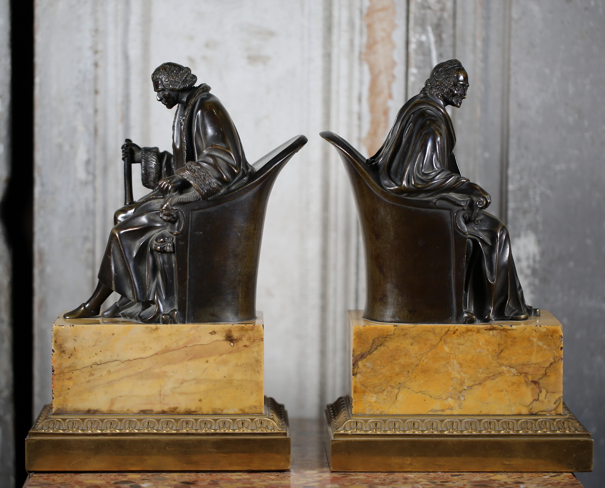 French School early 19th century, Voltaire and Rousseau