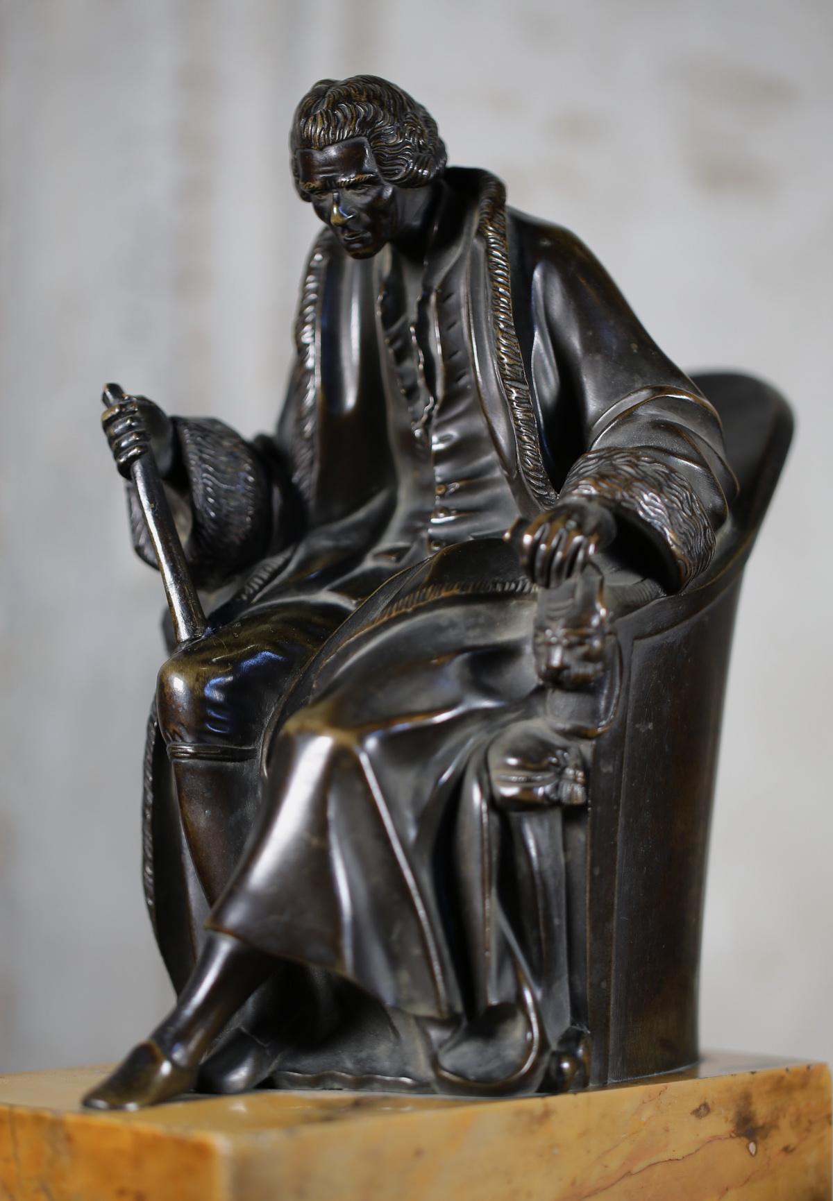 French School early 19th century, Voltaire and Rousseau