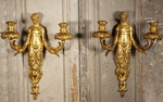 Pair of Louis XVI period wall lights 