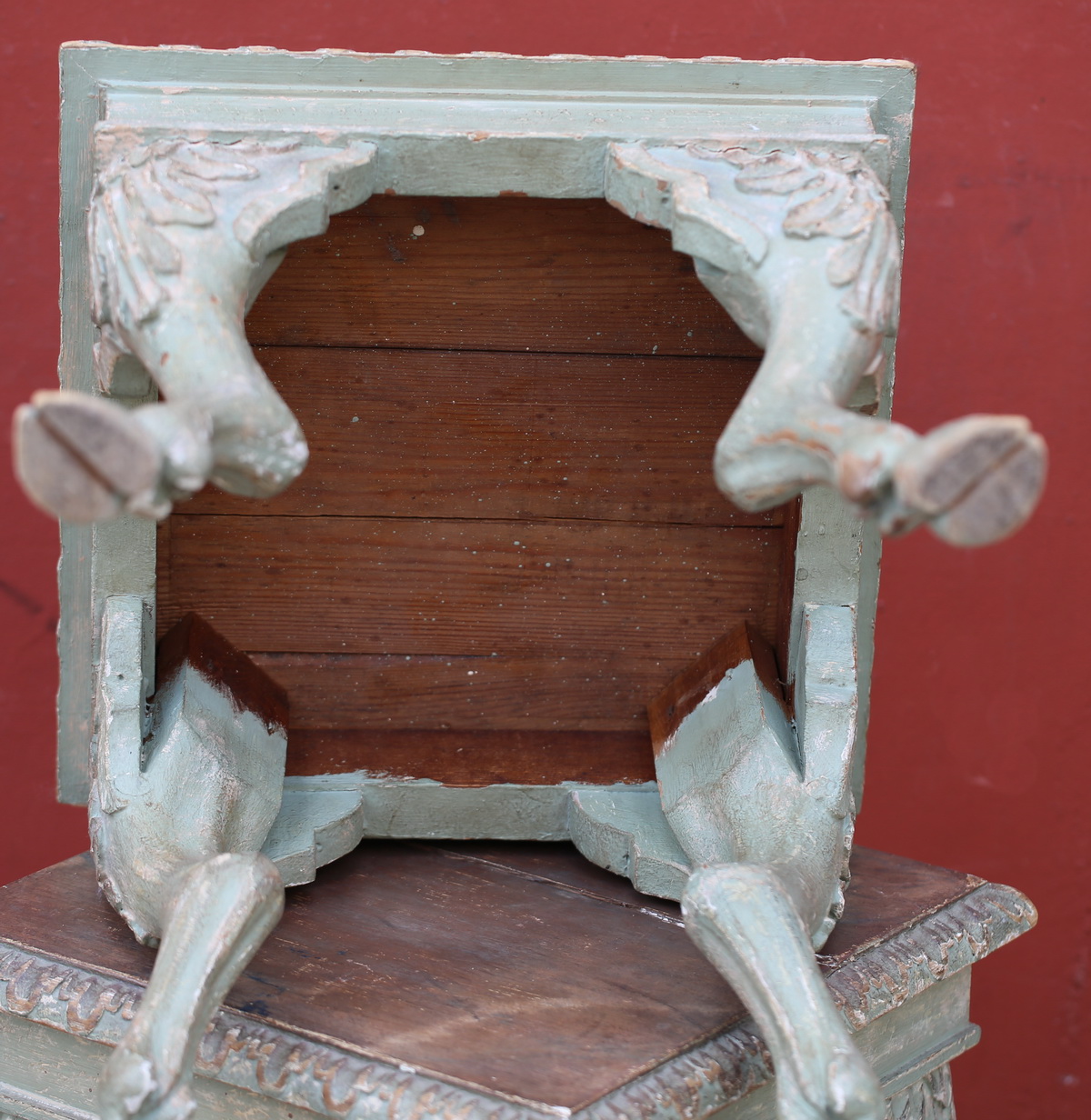 Pair of 19th century Italian stools. 