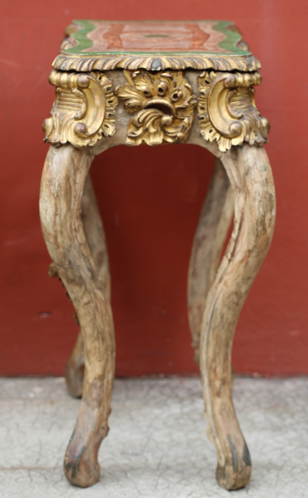 Pair of Louis XV style console tables