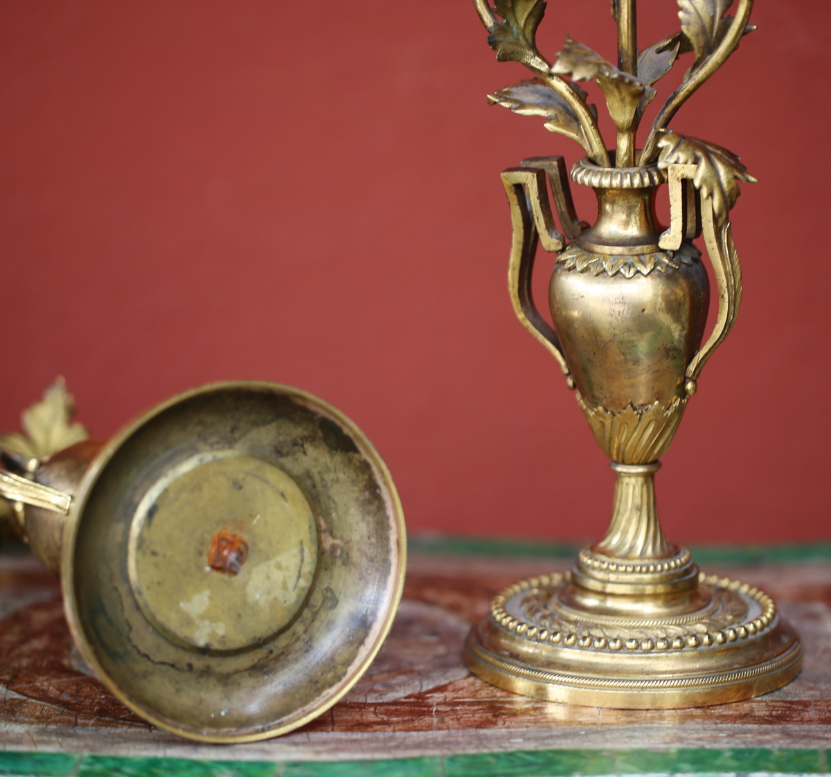 Pair of Louis XVI candlesticks