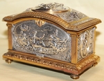 Léopold OUDRY XIX jewelry box