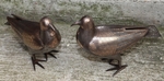 Pair of birds metal