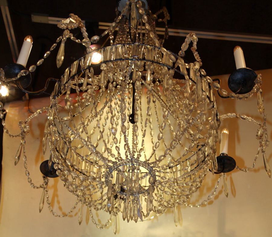Pair of chandelier baskets  circa 1800