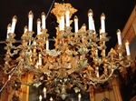 Important bronze chandelier circa 1850