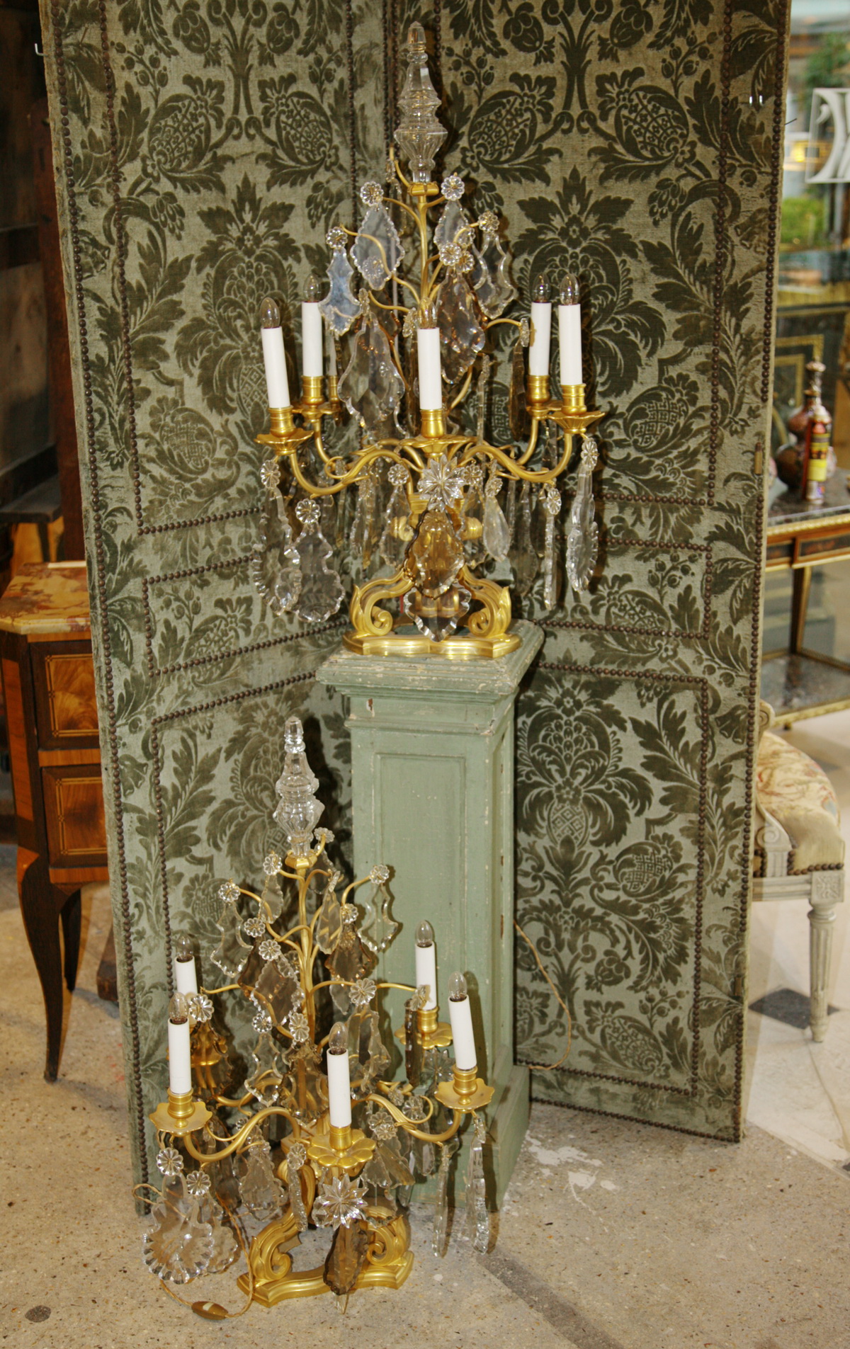 Pair of girandoles circa 1880