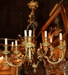 bronze chandelier circa 1880