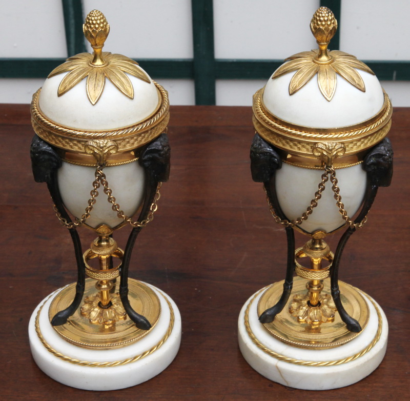 Pair cassolettes XVIII