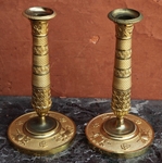 Pair of candlesticks circa 1830