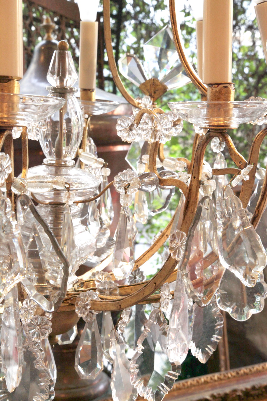 Lustre cage de style Louis XV