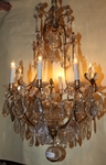 Lustre cage de style Louis XV