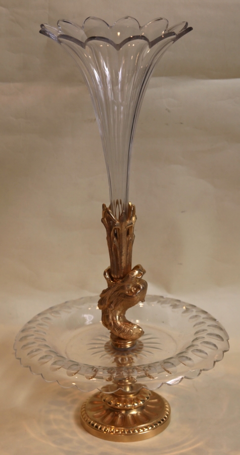 COUPE cistal et bronze circa 1880