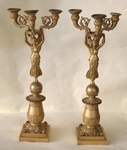 Pair of candelabras