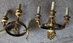 Pair of wall lamps 19th
