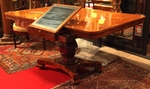 Table Bureau de bibliothèque époque Charles X
