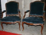 paire de fauteuils Louis XV