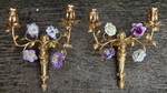 Paire appliques circa 1880