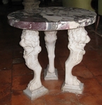Pedestal table tripode 19th