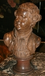 Bust terra-cotta style XVIII