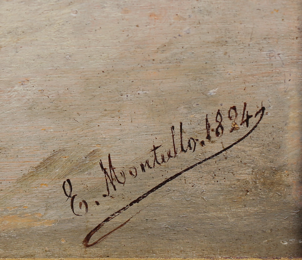 Italian E.MONTULLO XIX-XX school