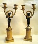 Pair of candelabras 19th