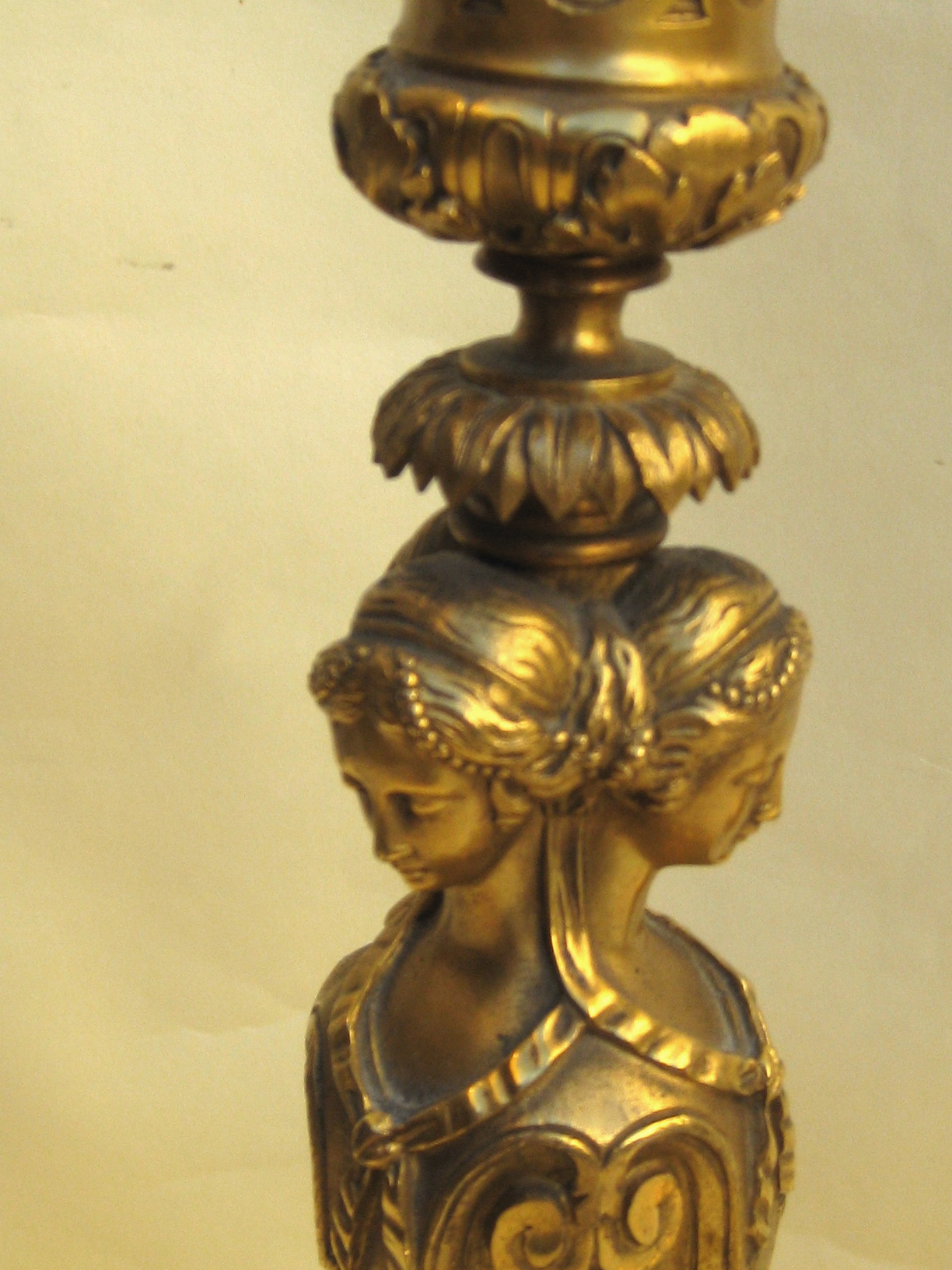 Pair of candlesticks circa on 1880