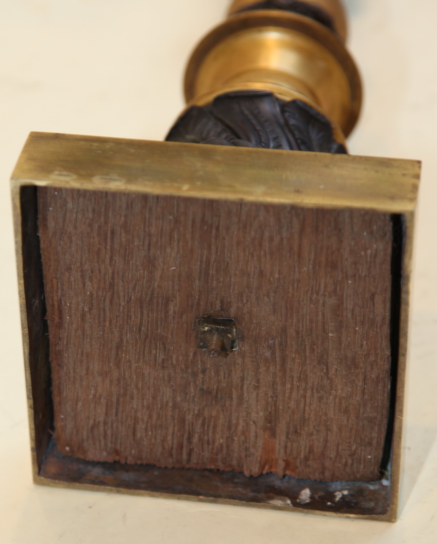 Paire de candélabres Charles X