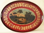 Oval tray 18th