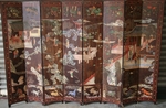 Folding screen in lacquer of Coromandel